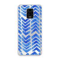 Blauwe pijlen: Xiaomi Redmi Note 10 Lite Transparant Hoesje