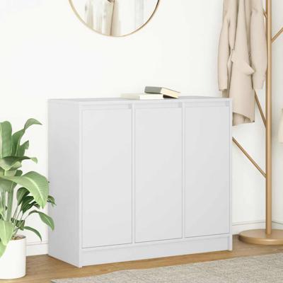 Dressoir 85x34x76 cm bewerkt hout wit