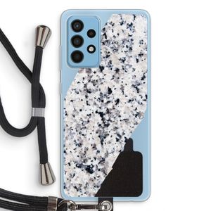 Gespikkelde marmer: Samsung Galaxy A52 Transparant Hoesje met koord