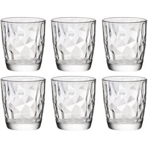 Bormioli Rocco waterglazen/sapglazen Diamond Dof - 18x stuks - 390 ml - Drinkglazen