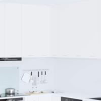 Hangkast met opslag Wit 57 x 57 x 100 cm Bewerkt hout