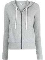 James Perse hoodie à lien de resserrage - Gris