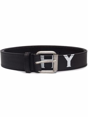 Philosophy Di Lorenzo Serafini ceinture à logo imprimé - Noir