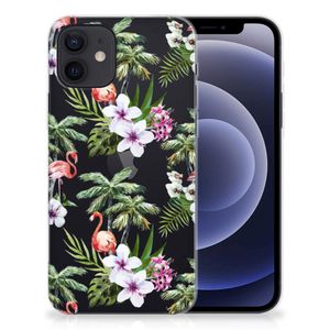 iPhone 12 | 12 Pro (6.1") TPU Hoesje Flamingo Palms