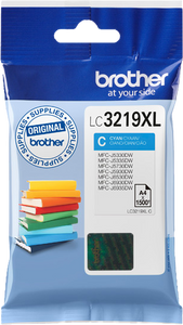 Brother LC-3219XLC inktcartridge 1 stuk(s) Origineel Hoog (XL) rendement Cyaan