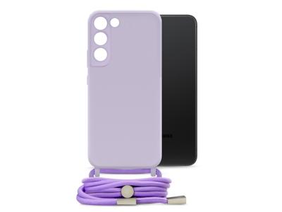 Mobilize Mobilize Lanyard Gelly Case for Samsung Galaxy S22 5G Pastel Purple