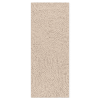 Vloerkleed Eleni - Beige maat: 300x80cm - materiaal: Wol - Dekbed-Discounter.nl