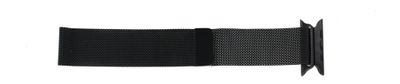 Apple (vervangend) horlogeband LS.AB.108 Staal Zwart 42mm
