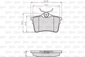 Remblok Vul Citroen Berlingo 872765