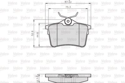 Remblok Vul Citroen Berlingo 872765