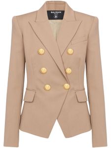 Balmain blazer en laine à boutonnière croisée - Tons neutres