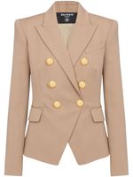 Balmain blazer en laine à boutonnière croisée - Tons neutres