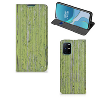 OnePlus 8T Book Wallet Case Green Wood