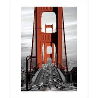 Kunstdruk Golden Gate Bridge San Francisco 60x80cm - thumbnail