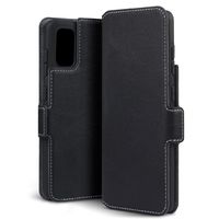 Qubits - slim wallet hoes - Samsung Galaxy A41 - Zwart - thumbnail