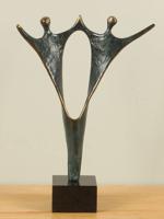 Bronzen sculptuur Dans, 35 cm - thumbnail