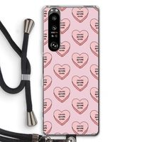Chicks before dicks: Sony Xperia 1 III Transparant Hoesje met koord