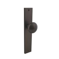 Intersteel Knop op rechthoekig schild Antraciet grijs