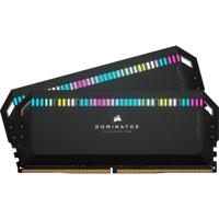 Corsair 32 gb ddr5-6000 kit werkgeheugen (zwart, cmt32gx5m2b6000c30, dominator platinium rgb, xmp)