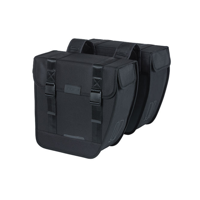 Basil tour dubbele fietstas - waterafstotend - 28l - zwart
