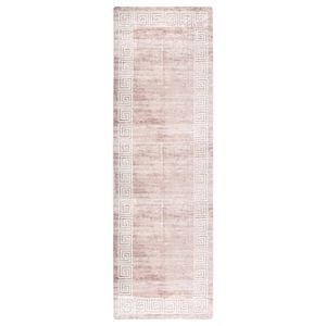 Vloerkleed wasbaar anti-slip 80x300 cm beige