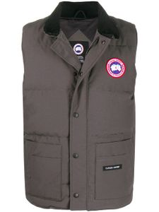 Canada Goose gilet matelassé Freestyle à patch logo - Gris