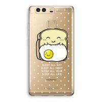 Sleep All Day: Huawei P9 Transparant Hoesje