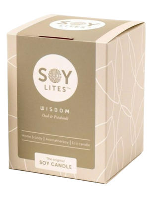 Soylites Soycandle Wisdom - Oud & Patchouli