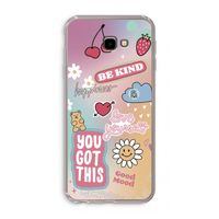 Positivity: Samsung Galaxy J4 Plus Transparant Hoesje