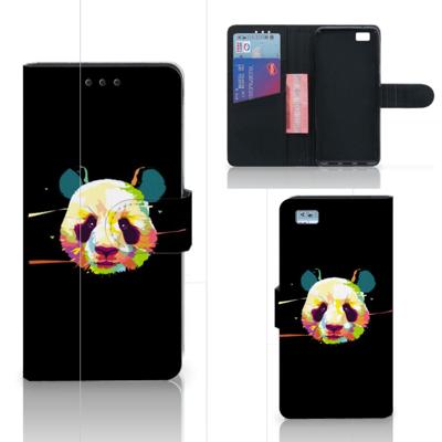 Huawei Ascend P8 Lite Leuk Hoesje Panda Color | Portemonnee hoesje