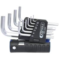 KS Tools 920.2000 Inbus Haakse schroevendraaierset 1.5 mm, 2 mm, 2.5 mm, 3 mm, 4 mm, 5 mm, 6 mm, 7 mm, 8 mm, 10 mm 10-delig