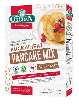 Orgran Pannenkoekmix Boekweit 375 gram