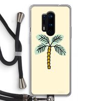 Palmboom: OnePlus 8 Pro Transparant Hoesje met koord