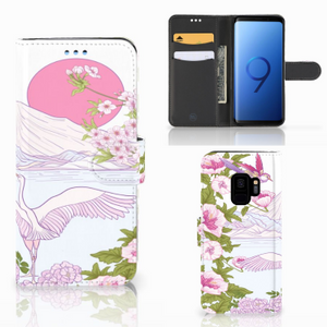 Samsung Galaxy S9 Telefoonhoesje met Pasjes Bird Standing