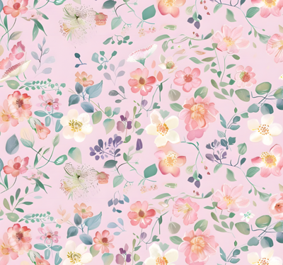 Lente explosie behang roze