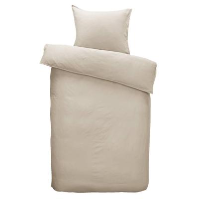 2e Halve Prijs Leen Bakker - Comfort Dekbedovertrek Daan - Zand - 140x200/220 Cm - Katoen - Beige
