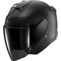 SHARK Skwal Jet Dark Shadow, Jethelm of scooter helm, Mat titan A08