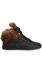 Giuseppe Zanotti baskets Nicki en cuir - Noir - thumbnail