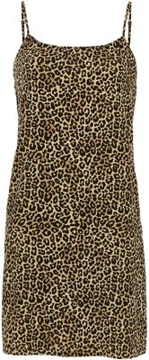 Leopard dames spaghetti nachthemd Ringella