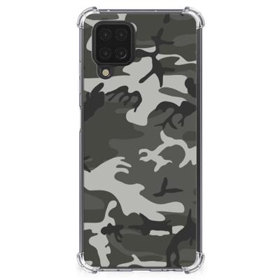 Samsung Galaxy A12 Doorzichtige Silicone Hoesje Army Light Samsung Galaxy A12 Doorzichtige Silicone Hoesje Army Light