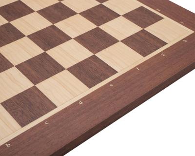41 cm Nr.4 Ingelegd Houten Schaakbord met Notatie