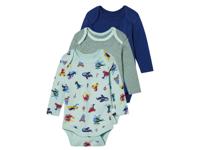 lupilu 3 baby rompers (groen/navy, 62/68) lupilu 3 baby rompers (groen/navy, 62/68)