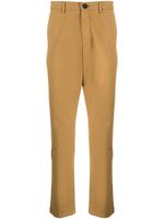 PS Paul Smith pantalon droit à patch logo - Marron