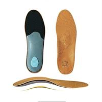 Gecorrigeerde platte voet Arch pad XO been orthopedische innerlijke acht-vormige corrigerende binnenzool grootte: 39/40 (bruin)