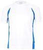 Cona Sports CN110 Racer Tech Tee - White/Royal Blue - XXL