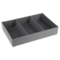 Differnz lade organizer 32 x 21 x 6 cm grijs