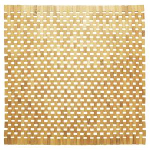 Sealskin Woodblock Badmat 60x60 cm Teak Lichtbruin