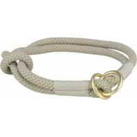 Trainingshalsbanden voor honden Trixie Soft Rope Grijs Lichtgrijs XS/S 30 cm