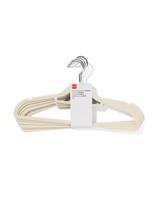 HEMA Kledinghanger velours wit - 6 stuks