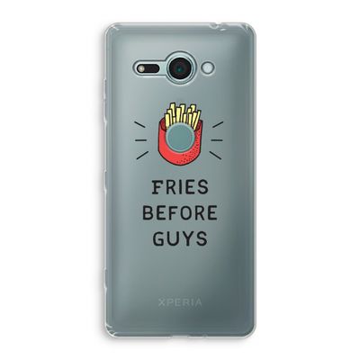 Fries before guys: Sony Xperia XZ2 Compact Transparant Hoesje